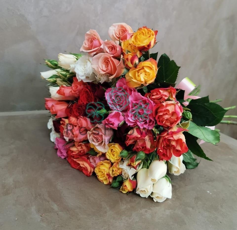 Букет цветов из: Розы в Новоминской