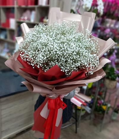 Букет цветов из: Гипсофила в Новоминской