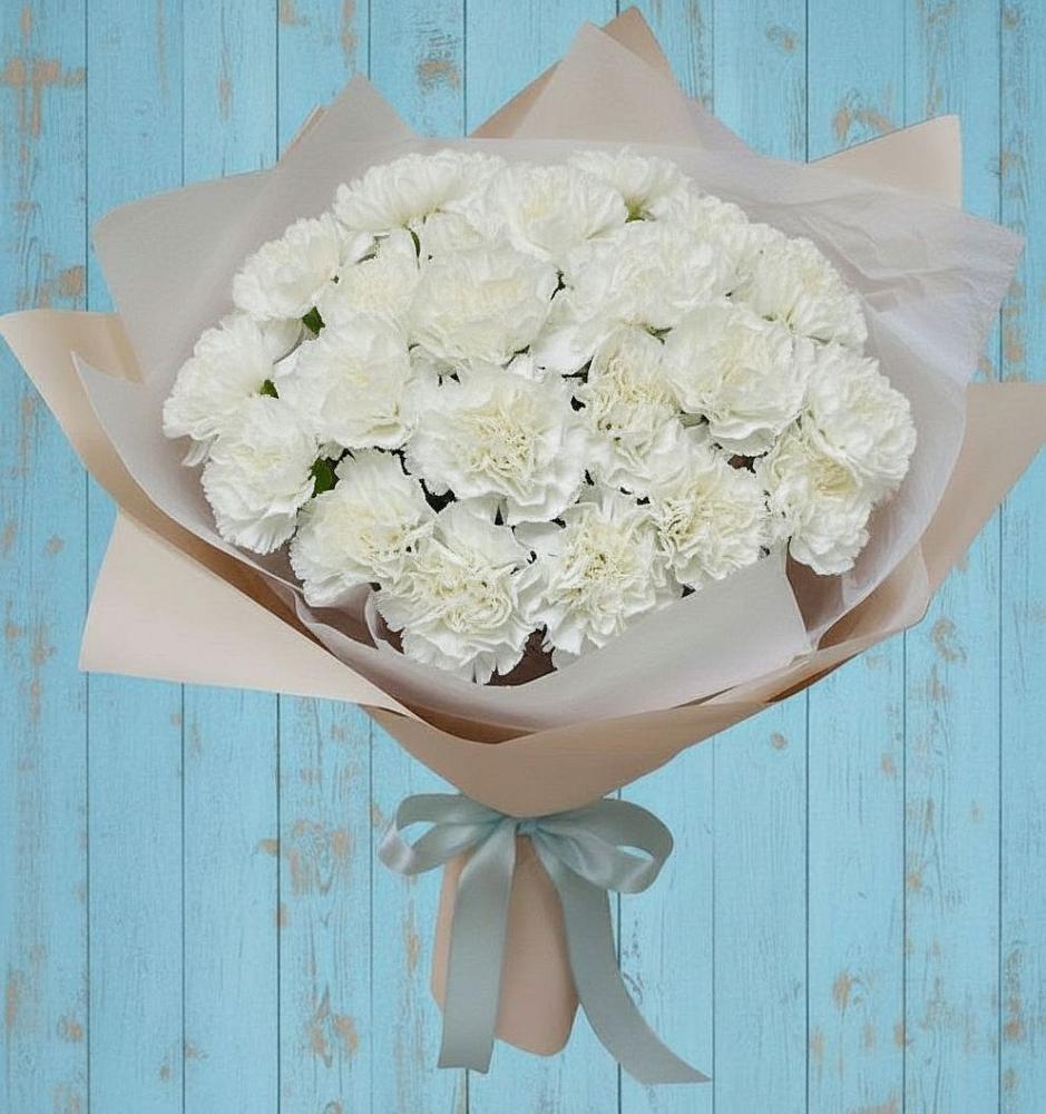 Букет цветов из: Гвоздики в Новоминской