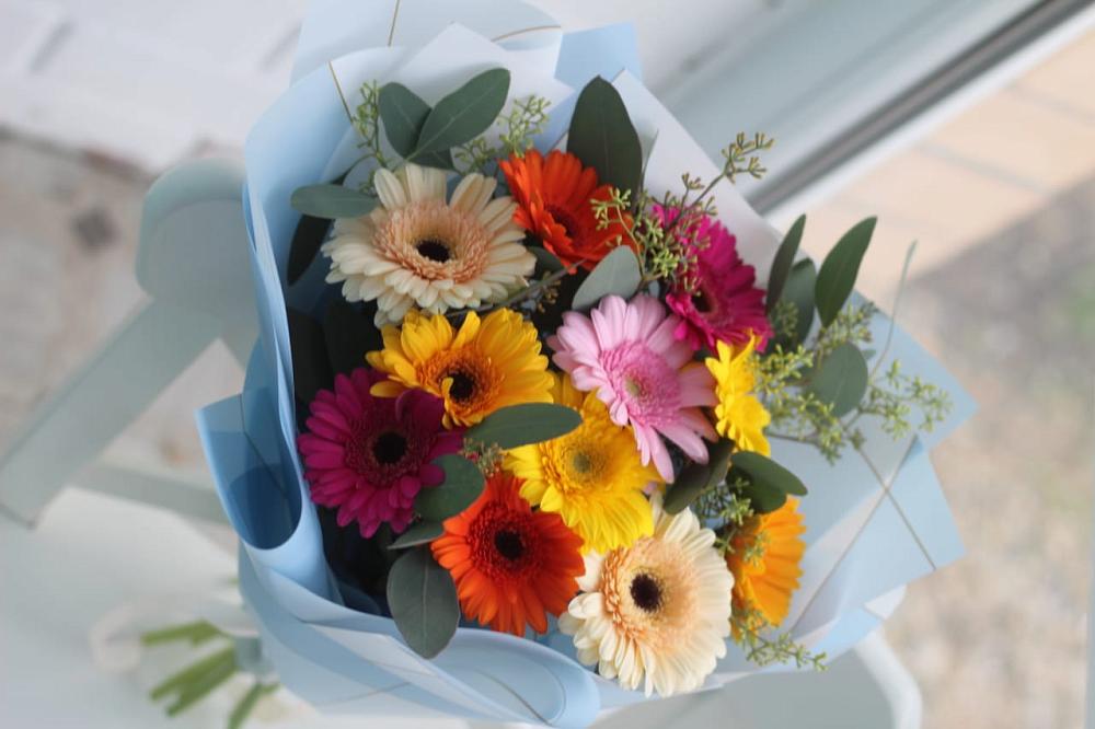 Букет цветов из: Герберы в Новоминской