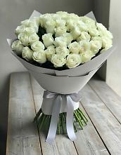 Букет 35 Белых роз #REPLACE_PRED# Новоминской