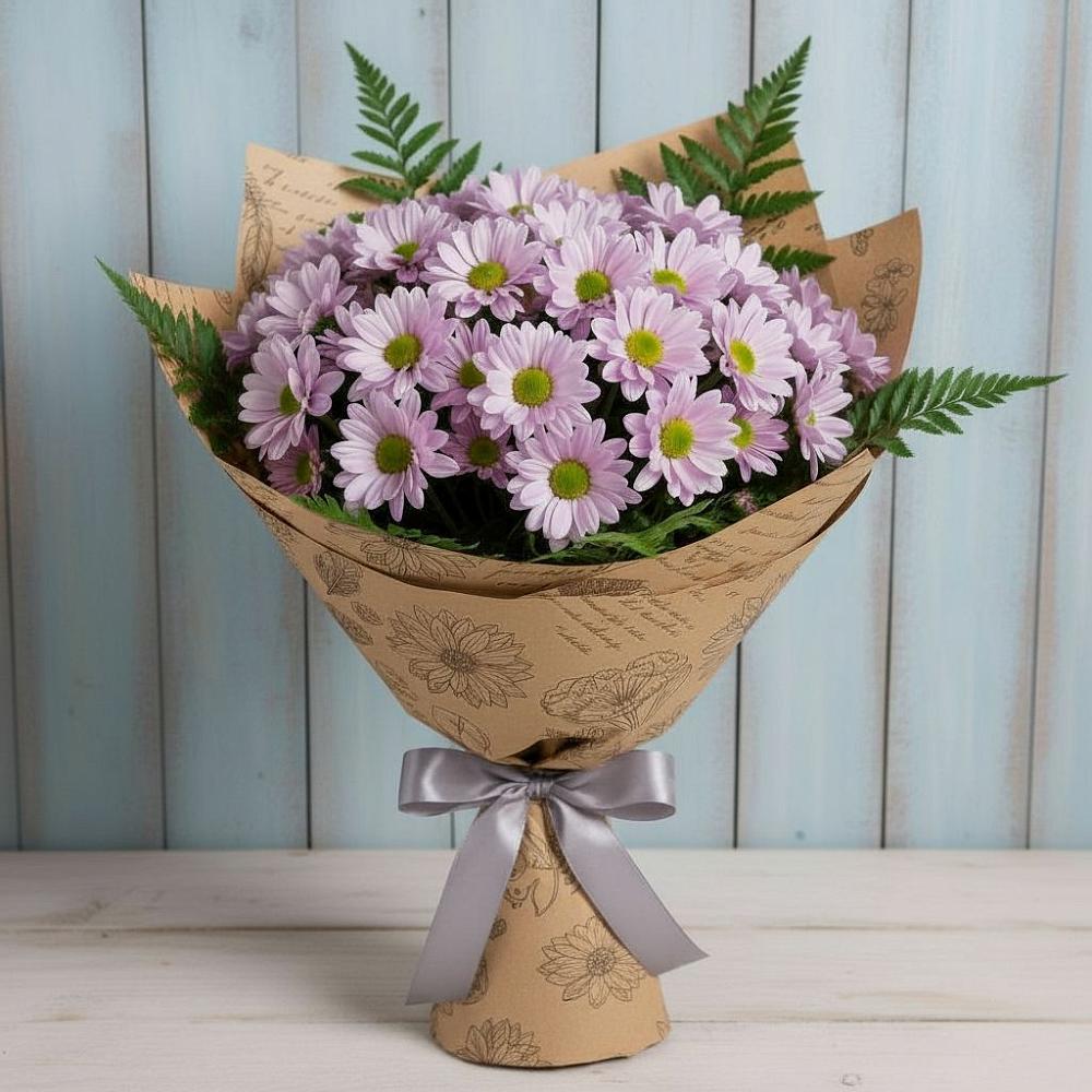 Букет цветов из: Хризантемы в Новоминской