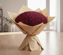 Букет 101 Красная роза в Новоминской