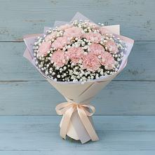 Букет цветов из:  Гвоздики #REPLACE_PRED# Новоминской