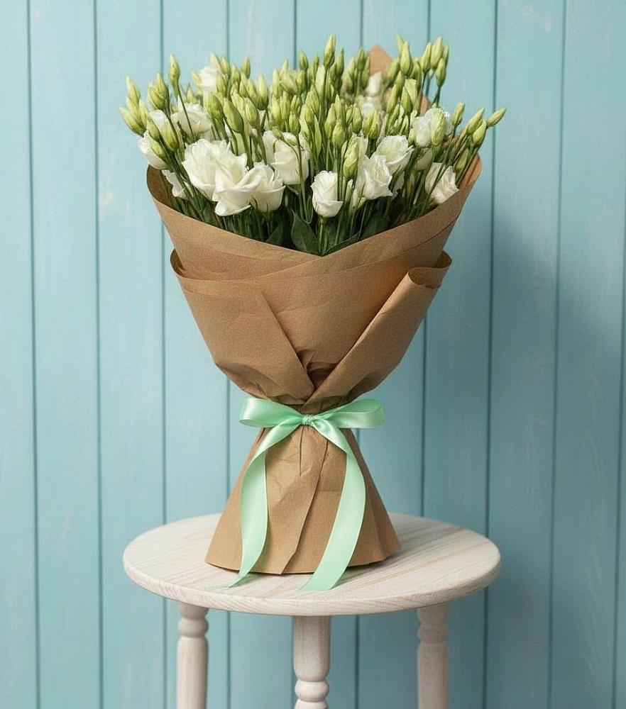 Букет цветов из: Лизиантусы в Новоминской