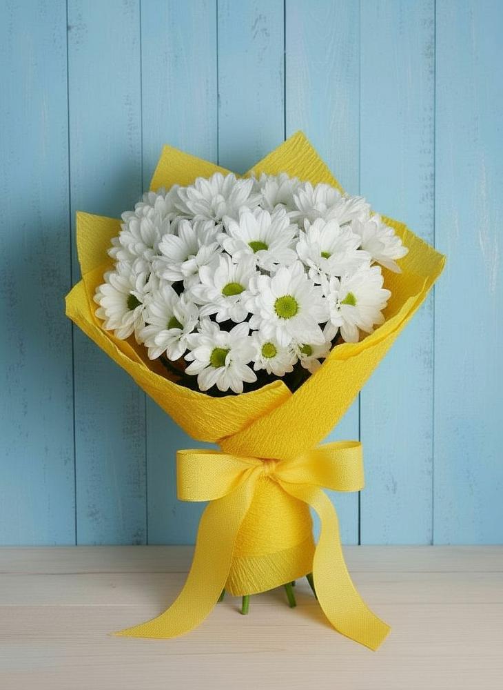 Букет цветов из: Хризантемы в Новоминской