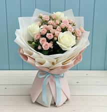 Букет цветов из:  Розы в Новоминской
