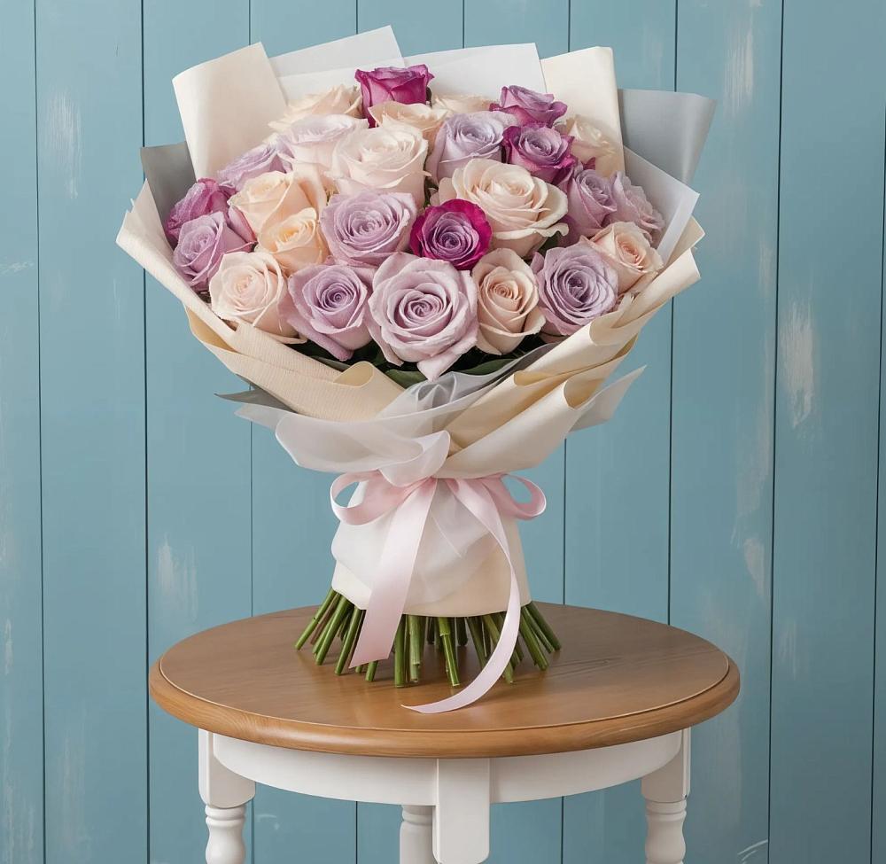 Букет цветов из: Розы в Новоминской