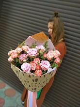 Букет цветов из:  Розы #REPLACE_PRED# Новоминской