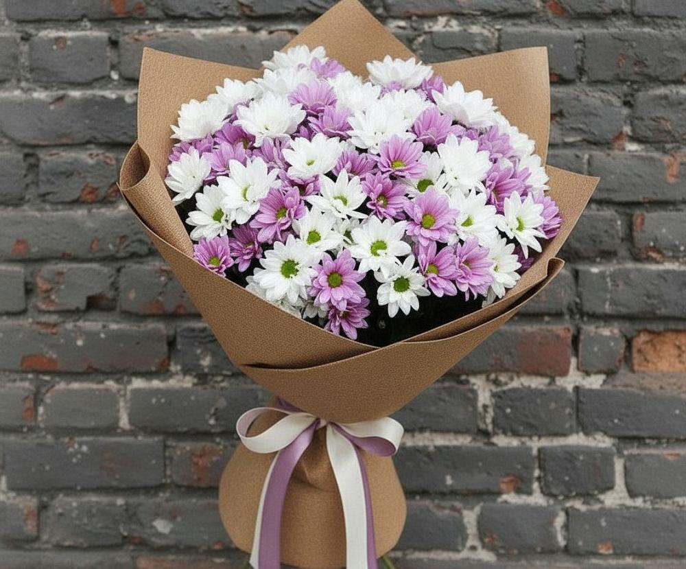 Букет цветов из: Хризантемы в Новоминской