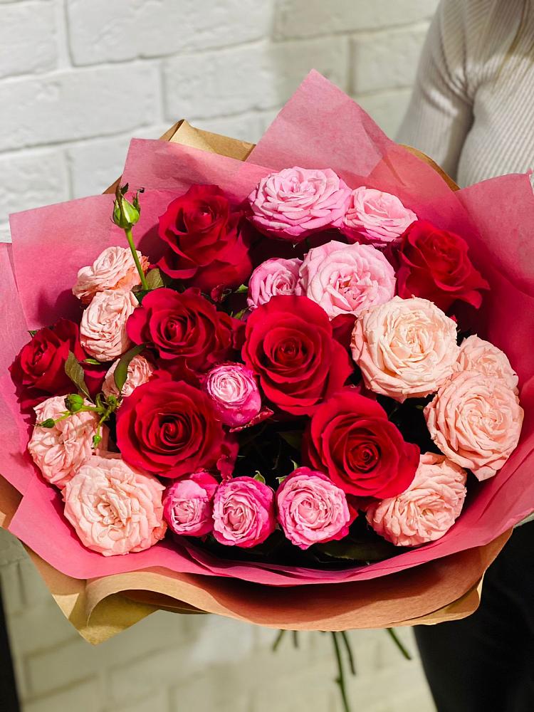 Букет цветов из: Розы в Новоминской