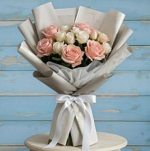 Букет цветов из:  Розы в Новоминской