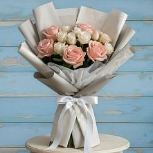 Букет цветов из:  Розы в Новоминской