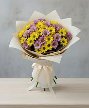 Букет цветов из:  Хризантемы в Новоминской