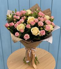 Букет цветов из:  Розы в Новоминской