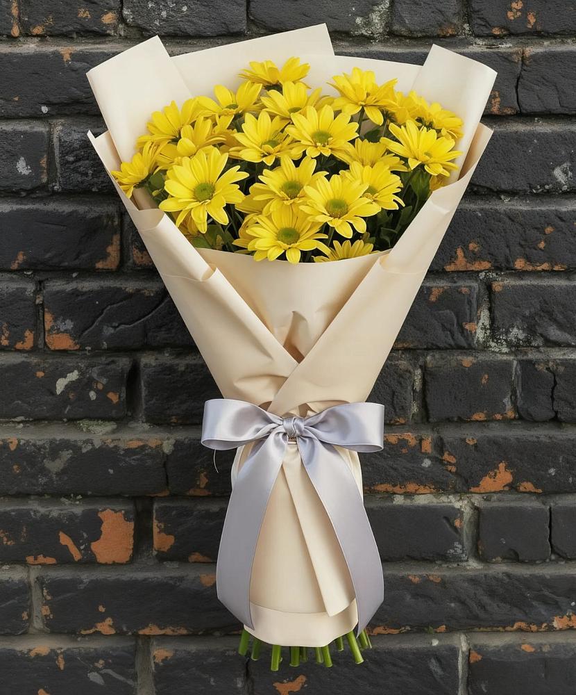 Букет цветов из: Хризантемы в Новоминской