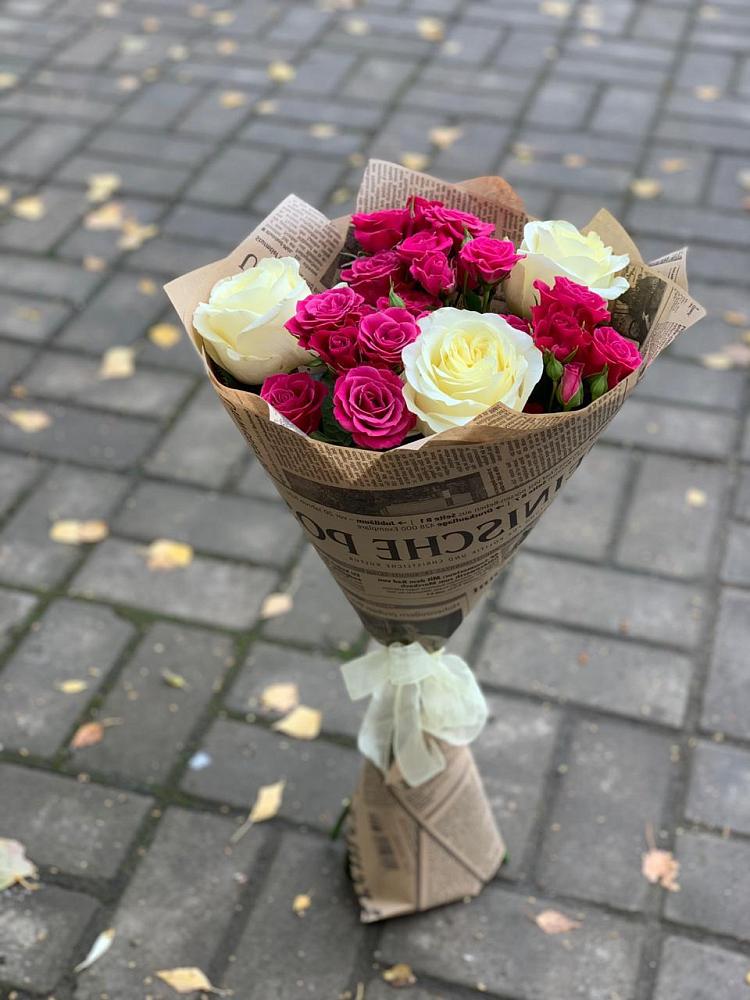 Букет цветов из: Розы в Новоминской