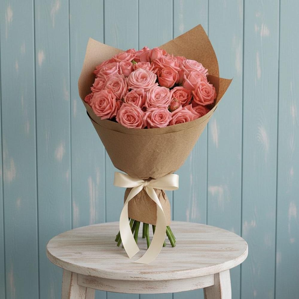 Букет цветов из: Розы в Новоминской