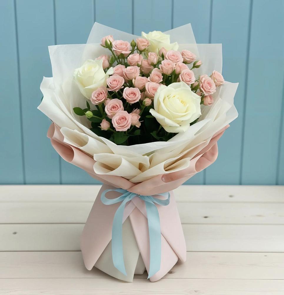 Букет цветов из: Розы в Новоминской