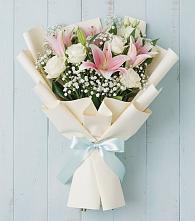 Букет цветов из:  Лилии в Новоминской