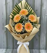 Букет цветов из:  Герберы в Новоминской