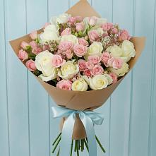 Букет цветов из:  Розы #REPLACE_PRED# Новоминской