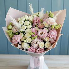 Букет цветов из:  Альстромерии и Розы в Новоминской